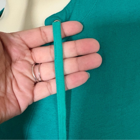 Johnny Was JWLA Womens Tunic Top Size Small Embroidered Boho Peacock - Picture 4 of 16